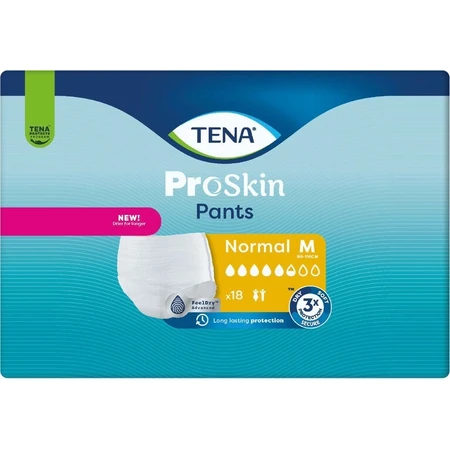 Pantalones TENA Normal M 1×18 piezas