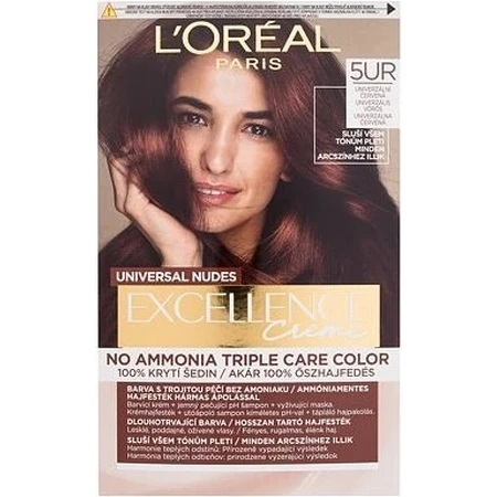 L'Oréal Paris Excellence Nudes Copper Nudes 5UR Universal Red 1×1 pc, coloration permanente