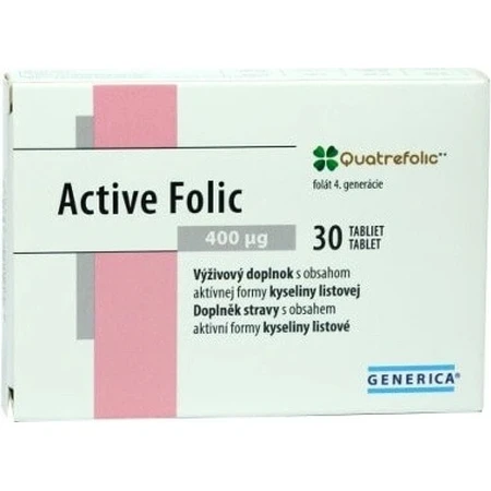 GENERICA Active Folic 1×30 tbl, complemento alimenticio