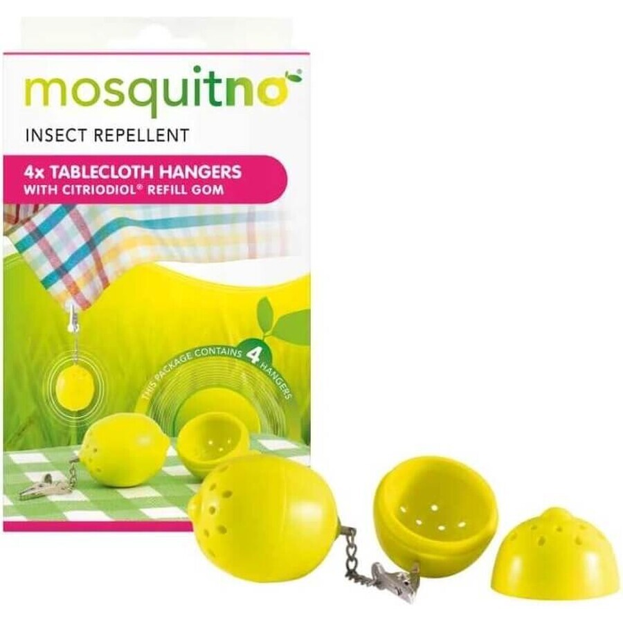MosquitNo Citronella scent-releasing MosquitNo Citronella scent-releasing table cloth weights 1×4 pcs, repellent weights