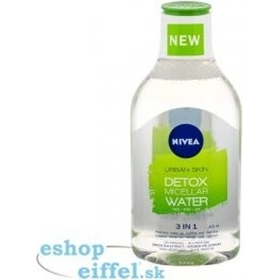NIVEA Micellair Water Urban Detox 1×400 ml, micellair water