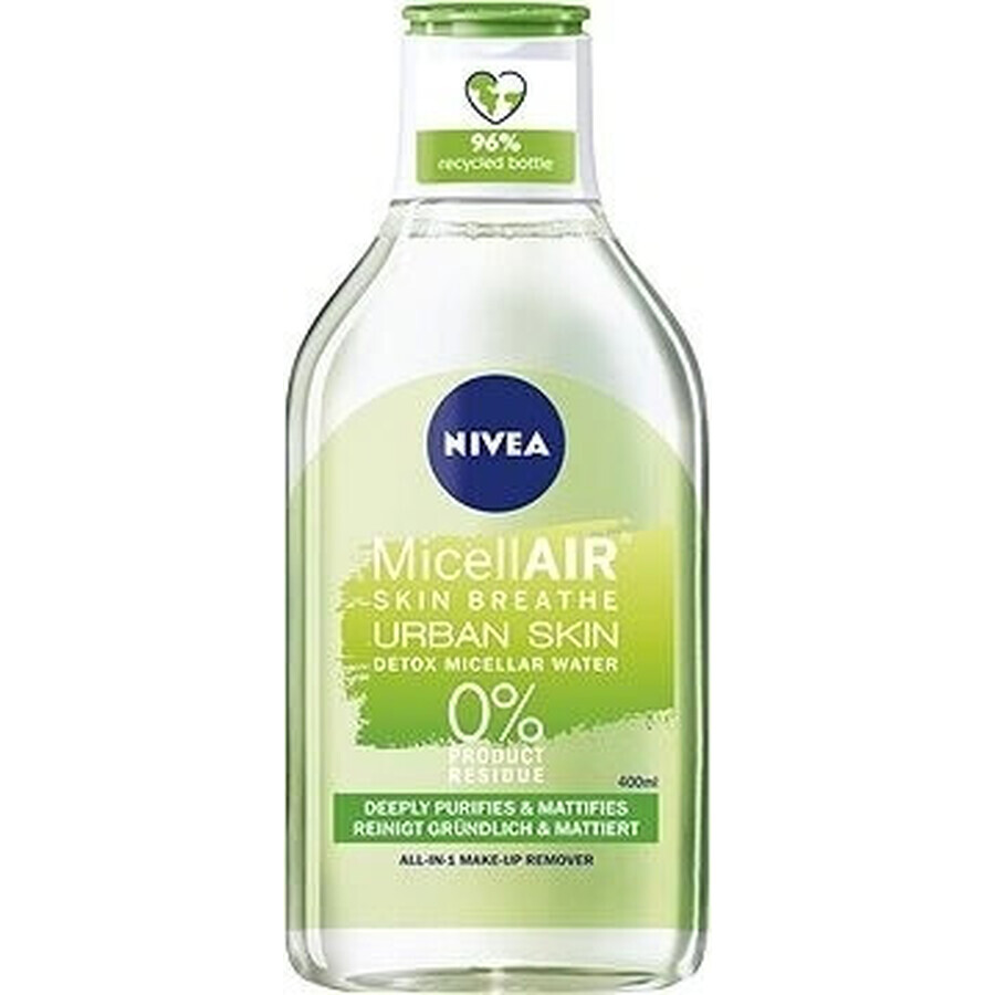 NIVEA Micellair Water Urban Detox 1×400 ml, micellair water
