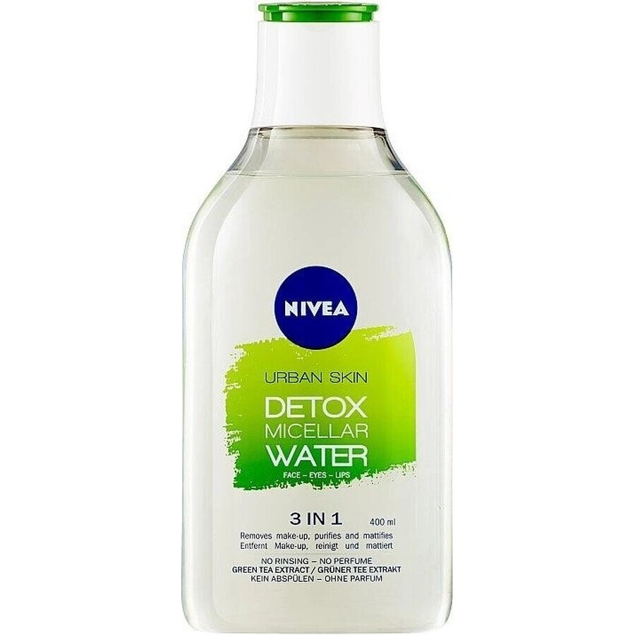NIVEA Micellair Water Urban Detox 1×400 ml, micellair water