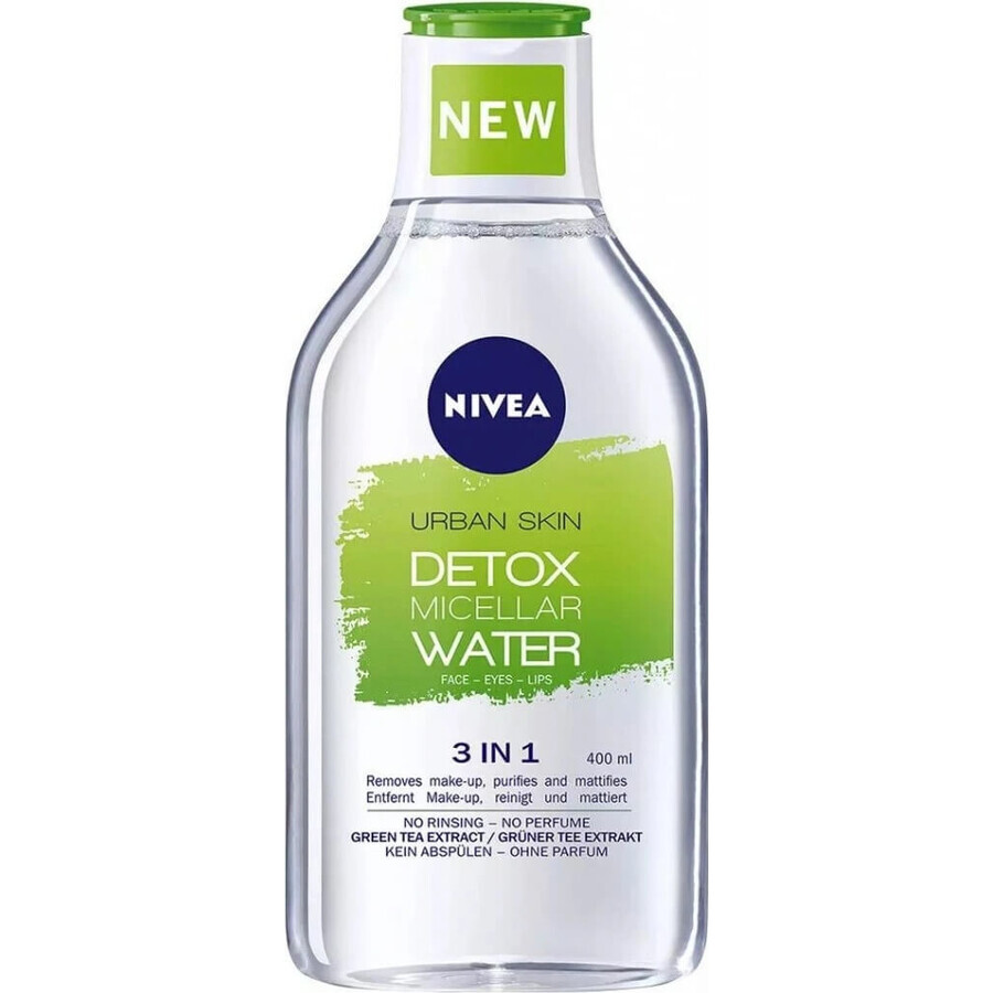 NIVEA Micellair Water Urban Detox 1×400 ml, micellair water
