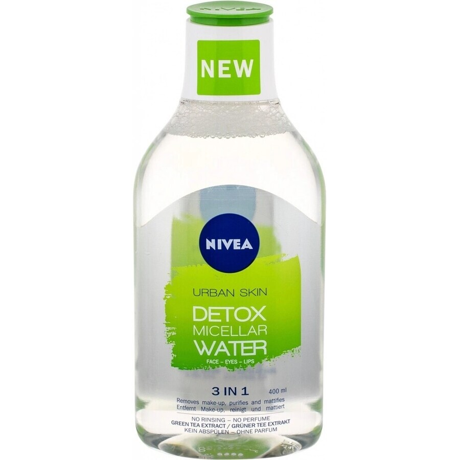 NIVEA Micellair Water Urban Detox 1×400 ml, micellair water