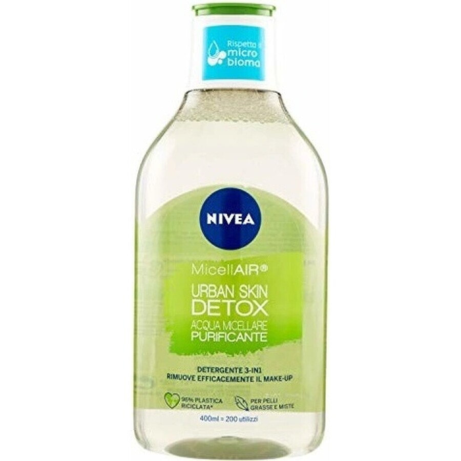 NIVEA Micellair Water Urban Detox 1×400 ml, micellair water