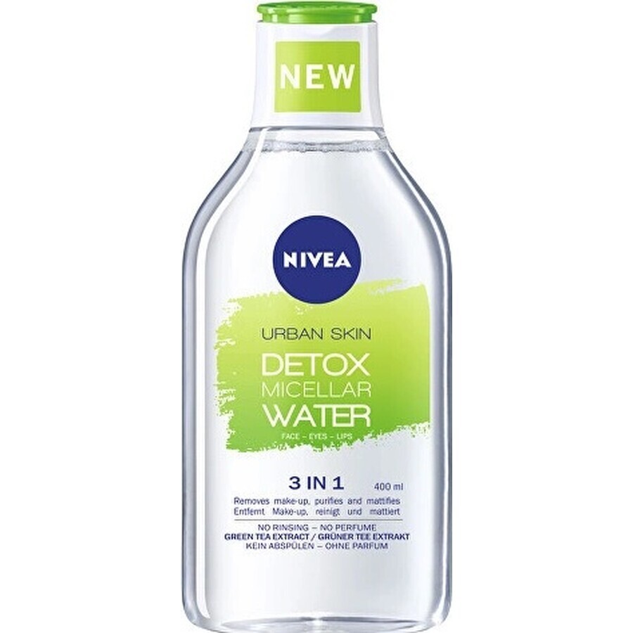 NIVEA Micellair Water Urban Detox 1×400 ml, micellair water