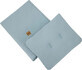 EKO 2-teiliges Kinderbett-Set Musselin blau 30x40 cm, 75x100 cm