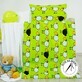 EMI Baumwollbettw&#228;sche f&#252;r Kinder Schaf gr&#252;n 130x90+65x45