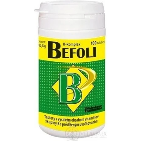 Vitabalans BEFOLI 1×100 tbl, complemento alimenticio