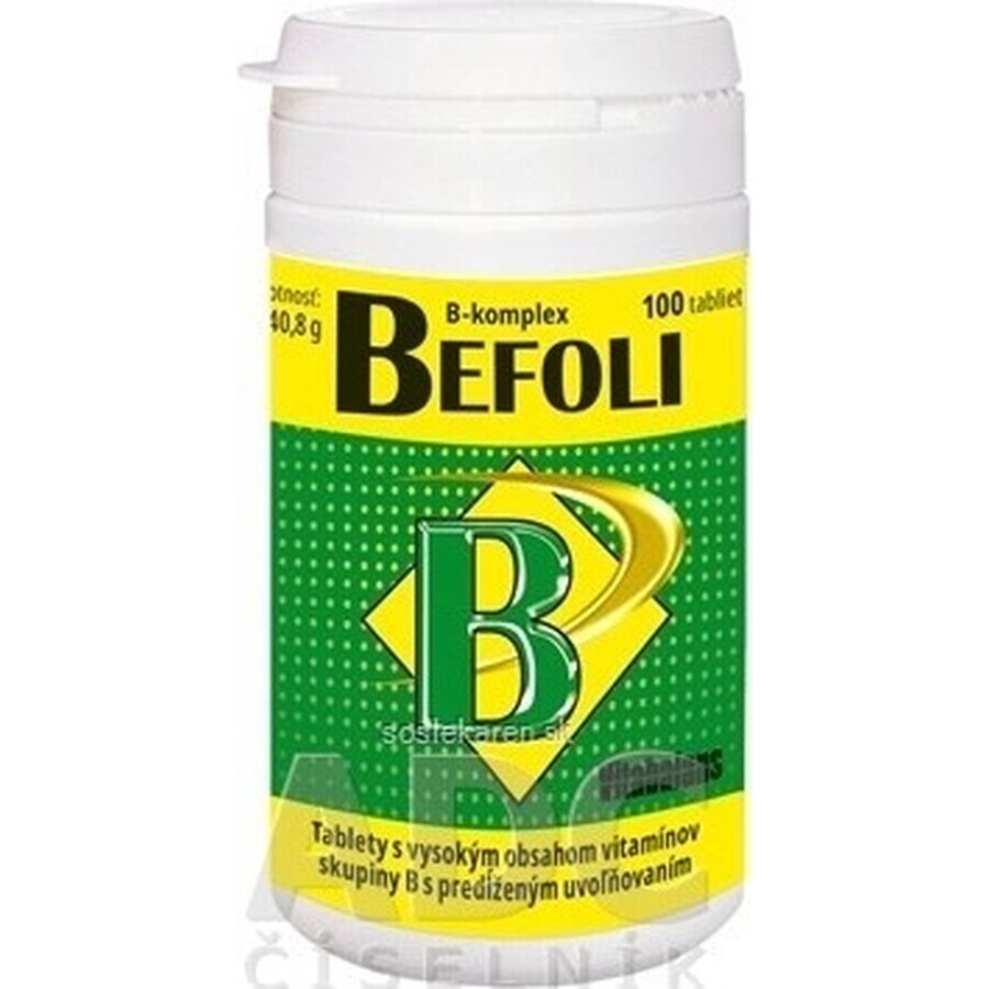 Vitabalans BEFOLI 1×100 tbl, integratore alimentare