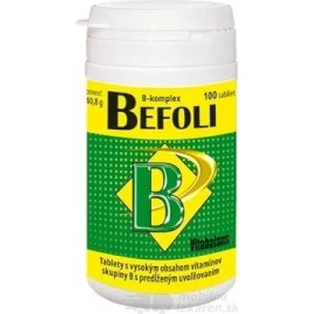 Vitabalans BEFOLI 1×100 tbl, complemento alimenticio
