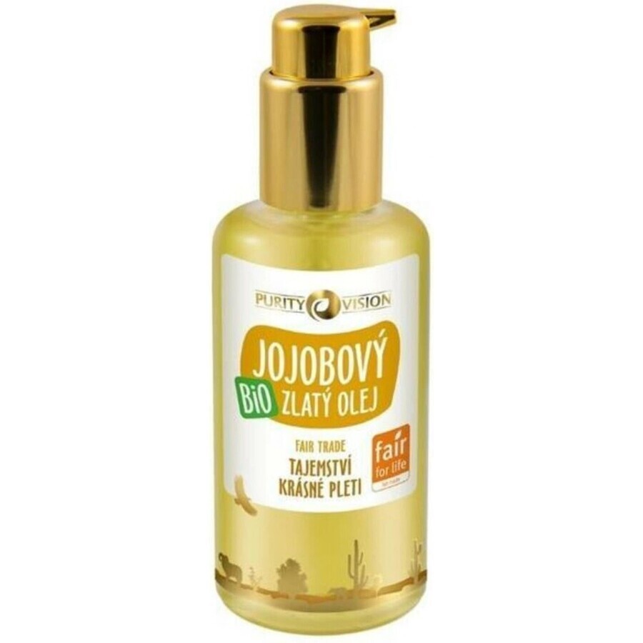 Purity Vision Ft Bio Huile de jojoba dorée 100ml 1×1 pc