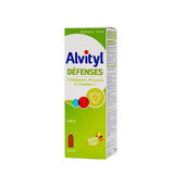 Alvityl Defenses + vitamin D sugar-free syrup, 240 ml, Urgo