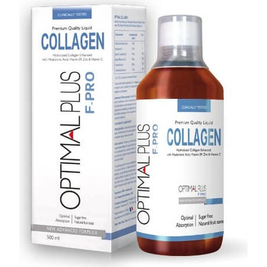 OPTIMAL PLUS F - PRO COLLAGEN 1×500 ml, liquid collagen