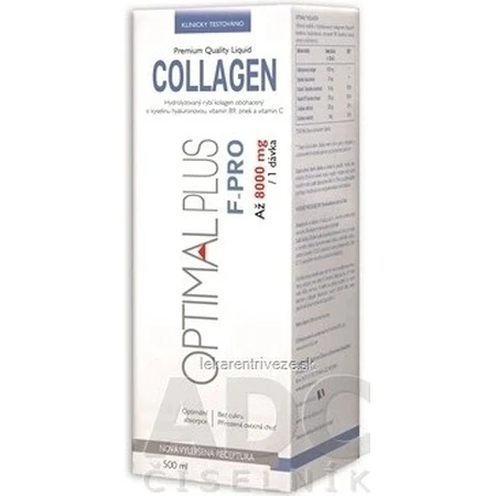 OPTIMAL PLUS F - PRO COLLAGEN 1×500 ml, flüssiges Kollagen
