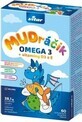 MUDr&#225;čik Omega 3 + Vitaminen D3, E 1&#215;60 cps, kauwbare capsules met tutti-frutti smaak