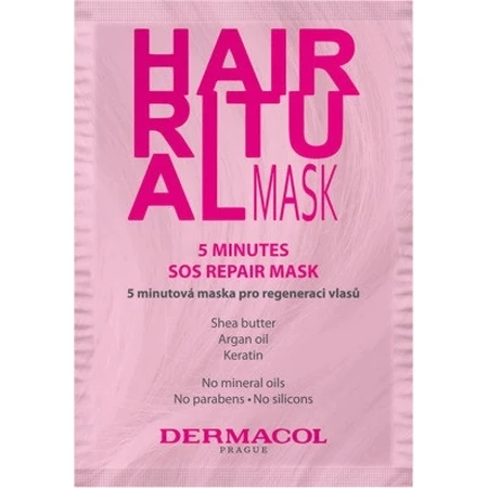 Dermacol HAIR RITUAL 5-minuten regenererend haarmasker 1×15 ml