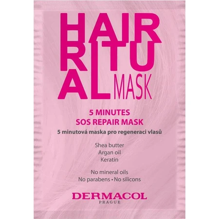 Dermacol HAIR RITUAL 5-minuten regenererend haarmasker 1×15 ml
