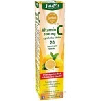 JutaVit Vitamine C 1000 mg 1×20 stuks, bruistabletten met citroensmaak JutaVit Vitamine C 1000 mg 1×20 stuks, bruistabletten met citroensmaak