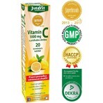 JutaVit Vitamine C 1000 mg 1×20 stuks, bruistabletten met citroensmaak JutaVit Vitamine C 1000 mg 1×20 stuks, bruistabletten met citroensmaak