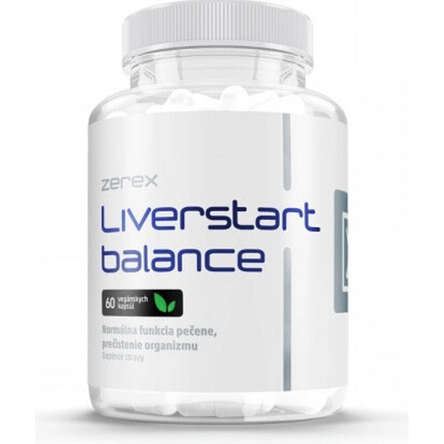 Zerex Liverstart Balance 1×60 cps, dietary supplement