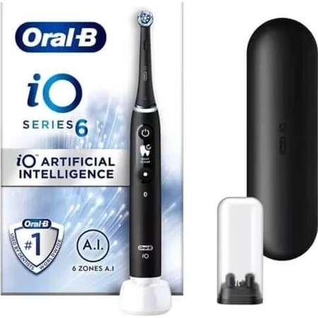 Oral B Oral B iO Series 6 Zwart 1×1 elektrische tandenborstel, elektrische tandenborstel