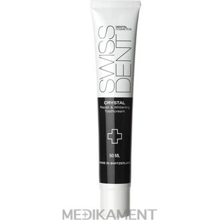 SWISSDENT CRYSTAL 1×100 ml crema dental regeneradora