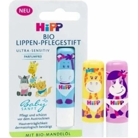 HiPP BABYSANFT Lippenbalsem 1×4,8 g, lippenbalsem voor kinderen