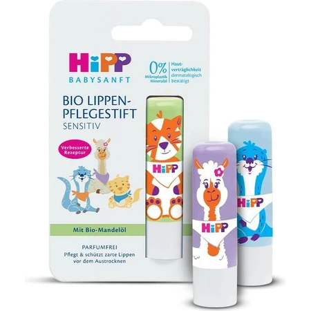HiPP BABYSANFT Lippenbalsem 1×4,8 g, lippenbalsem voor kinderen
