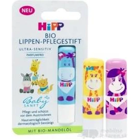 HiPP BABYSANFT Lippenbalsem 1×4,8 g, lippenbalsem voor kinderen