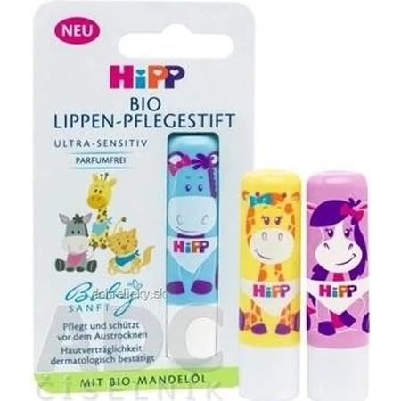 HiPP BABYSANFT Lippenbalsem 1×4,8 g, lippenbalsem voor kinderen