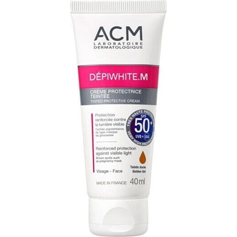 ACM DÉPIWHITE.M getinte SPF 50+ 1×40 ml 1×40 ml, beschermende crème