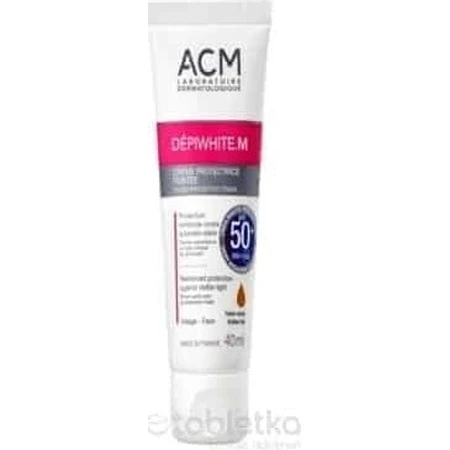 ACM DÉPIWHITE.M getinte SPF 50+ 1×40 ml 1×40 ml, beschermende crème