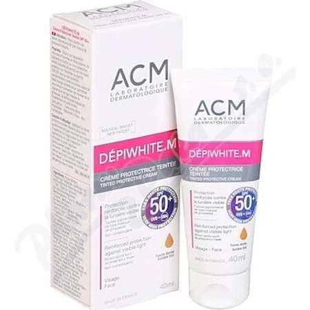 ACM DÉPIWHITE.M getinte SPF 50+ 1×40 ml 1×40 ml, beschermende crème