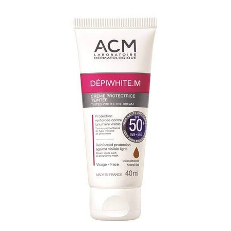 ACM DÉPIWHITE.M getinte SPF 50+ 1×40 ml 1×40 ml, beschermende crème