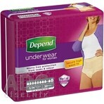 DEPEND MAXIMUM S/M per donna 1×10 pezzi, slip elasticizzati, circonferenza fianchi 75-105 cm DEPEND MAXIMUM S/M per donna 1×10 pezzi, slip elasticizzati, circonferenza fianchi 75-105 cm