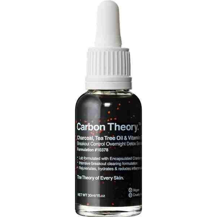 Carbon Theory, Overnight detox serum 30 ml, detox serum
