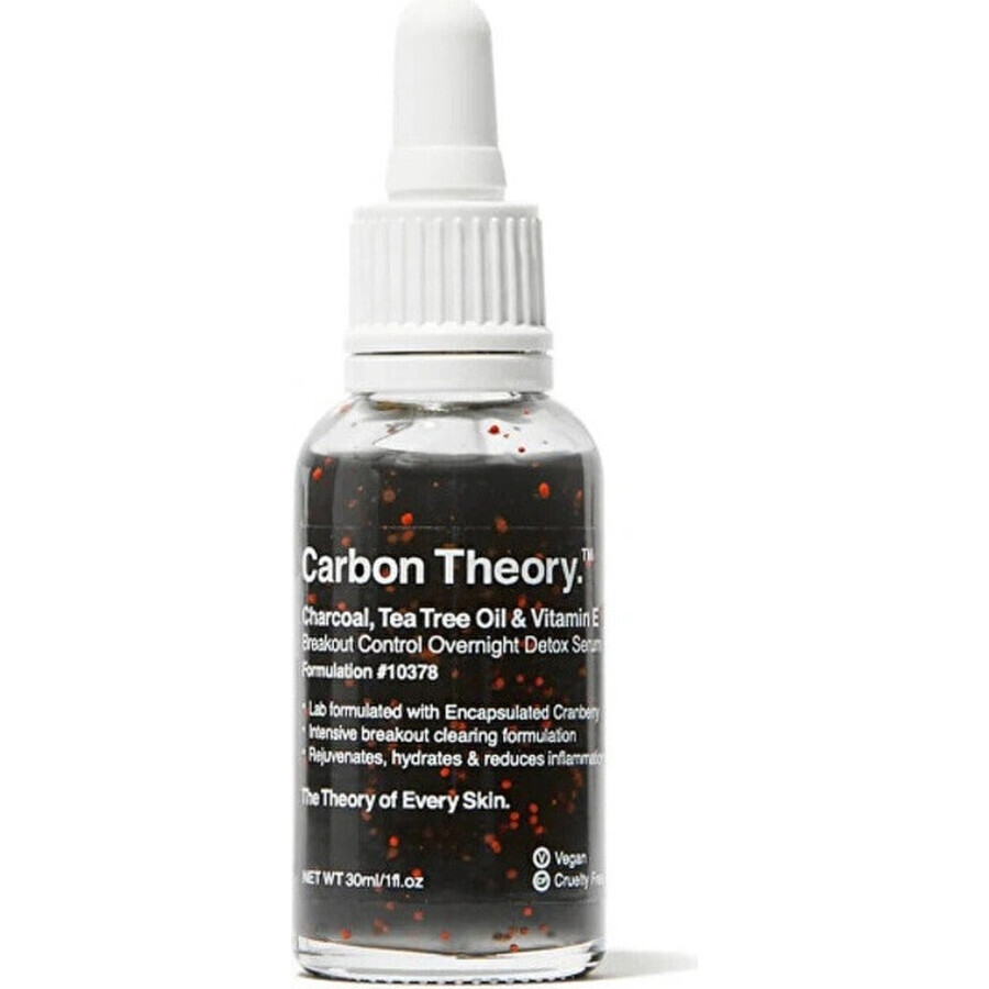 Carbon Theory, Overnight detox serum 30 ml, detox serum