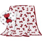 Coperta per neonati ELLA 1003/155 N 100x150cm fiocchi rossi 1×1 pz, coperta per neonati Coperta per neonati ELLA 1003/155 N 100x150cm fiocchi rossi 1×1 pz, coperta per neonati