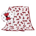 Coperta per neonati ELLA 1003/155 N 100x150cm fiocchi rossi 1×1 pz, coperta per neonati Coperta per neonati ELLA 1003/155 N 100x150cm fiocchi rossi 1×1 pz, coperta per neonati