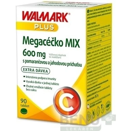 WALMARK Megacečko 600 mg naranja 1×90 tbl, complemento alimenticio