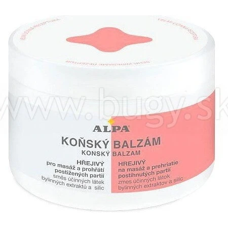 ALPA CABALLO BÁLSAMO PARA CABALLOS Calentamiento 1×250 ml, masaje