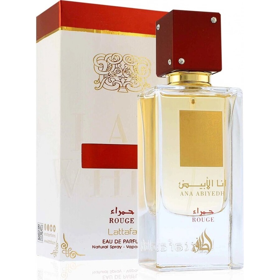 Lattafa Ana Abiyedh Ana Abiyedh Rouge Edp 60ml 1×60 ml, eau de parfum