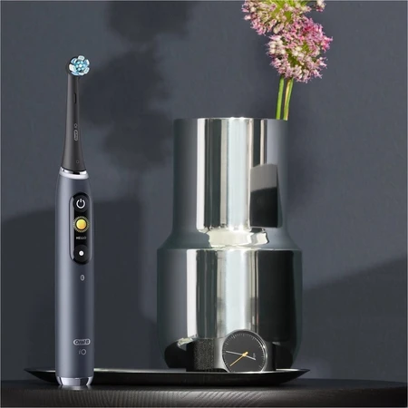 Oral B EK iO Series 9 Black onyx + porte-brosse à dents + étui de voyage 1×1 set, brosse à dents électronique