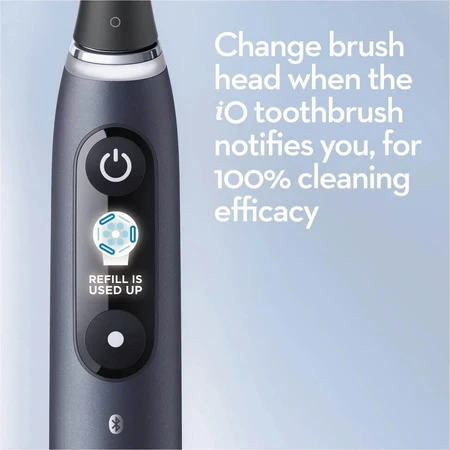 Oral B EK iO Series 9 Black onyx + porte-brosse à dents + étui de voyage 1×1 set, brosse à dents électronique