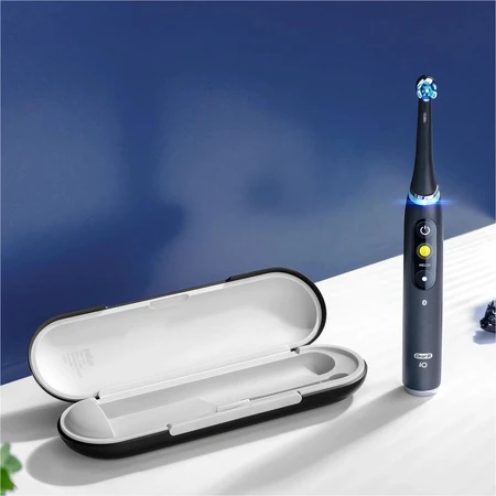 Oral B EK iO Series 9 Black onyx + porte-brosse à dents + étui de voyage 1×1 set, brosse à dents électronique