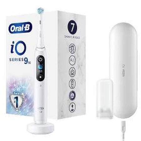 Oral B EK iO Series 9 Black onyx + porte-brosse à dents + étui de voyage 1×1 set, brosse à dents électronique