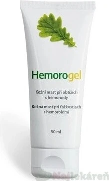 Hemorogel cutaneous ointment for hemorrhoids 1×50 ml, ointment