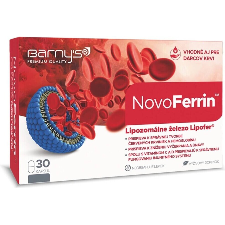 Barny's NovoFerrin (Nov 2020) 1×30 cps, complemento alimenticio